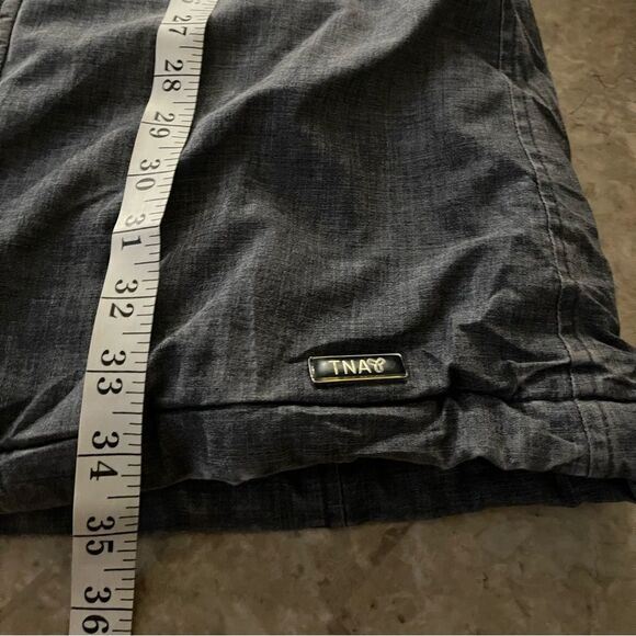 𝅺aritzia TNA blue long winter jacket coat parka XS - Picture 12 of 12